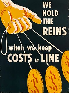 Safety Poster: We Hold the REINS When we Keep COSTS in