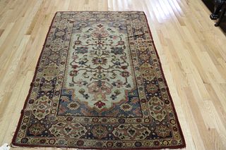 Antique and Finely Woven Serapi Style Carpet.