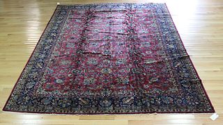 Antique And Finely Hand Woven Sarouk Style