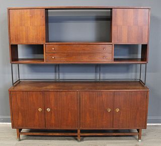 Midcentury Signed Stanley Cabinet.