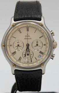 JEWELRY. Men's Ebel 1911 Stainless Chronograph