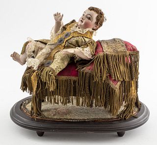 Spanish Colonial Reclining Infant Jesus, 18th C