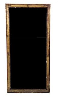 A Continental Giltwood Pier Mirror Height 53 x width 26 1/2 inches.