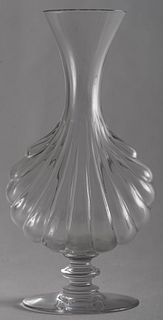 Baccarat Crystal Shell Motif Vase