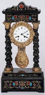 French Portico Clock 