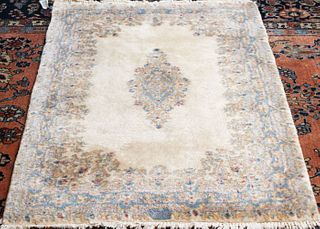 Kerman Wool Carpet  4' 11" x 2' 11"