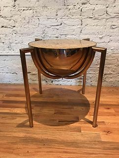 Brueton Bronze Side or End Table by J Wade Beam