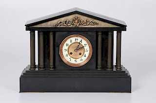 French Slate Mantel Clock 