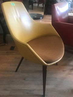 Mid Century Chair Yellow