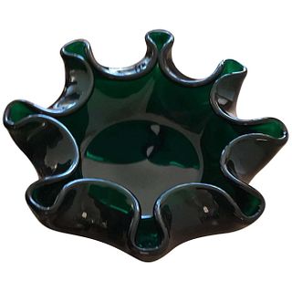 Murano Sommerso Italian Art Glass Centerpiece Bowl