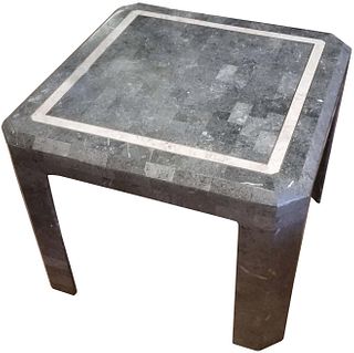 Maitland Smith Tessolated Stone Side Table