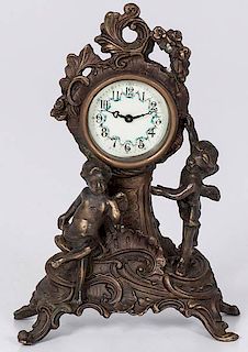 Miniature French Mantle Clock 