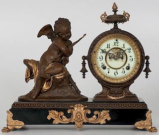 Figural Mantel Clock 