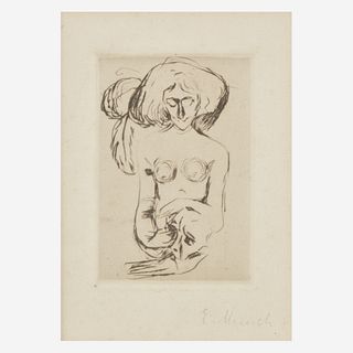 Edvard Munch (Norwegian, 1863-1944) Cruelty (Grusomhet)