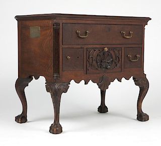 An American Chippendale mahogany chest