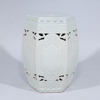Chinese Celadon Porcelain Garden Seat