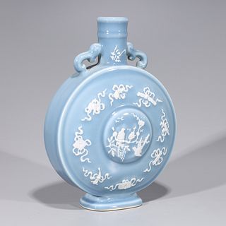 Chinese Porcelain Moon Flask
