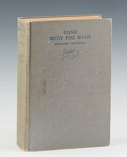 Book: "Gone With the Wind," by Margaret Mitchell, 1st edition, 1936, by the MacMillan Company, New York, with cloth covers.
