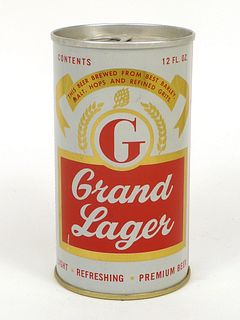 1965 Grand Lager Beer 12oz Tab Top T71-03