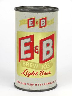 1954 E&B Brew "103" Light Beer 12oz Flat Top 58-31