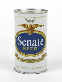 1952 Senate Beer 12oz Flat Top 132-21