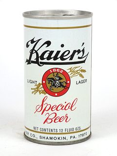 1968 Kaier's Special Beer 12oz Tab Top T83-31