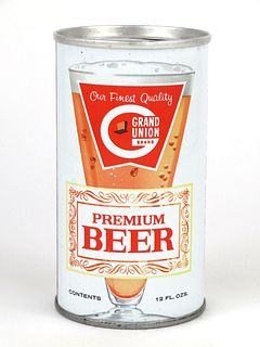1968 Grand Union Premium Beer 12oz Tab Top T71-10