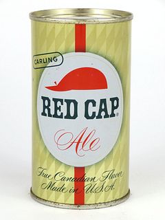 1960 Red Cap Ale (Belleville) 12oz Flat Top 119-05