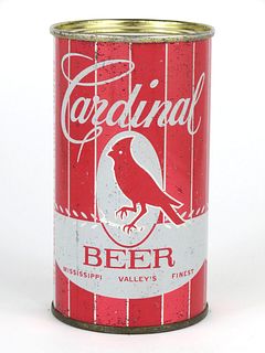 1967 Cardinal Beer 12oz Flat Top 48-21