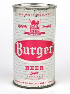 1960 Burger Beer 12oz Flat Top 46-21