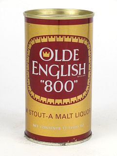 1966 Olde English "800" Stout-A Malt Liquor 12oz Tab Top T103-13