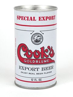 1968 Cook's Goldblume Export Beer 12oz Tab Top T56-39.2