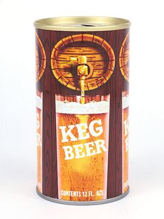 1968 Keg Beer 12oz Tab Top T84-29