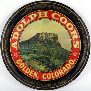 1915 Adolph Coors  Golden Colorado 13 inch Serving Tray 