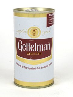 1967 Gettelman Beer 12oz Tab Top T68-04