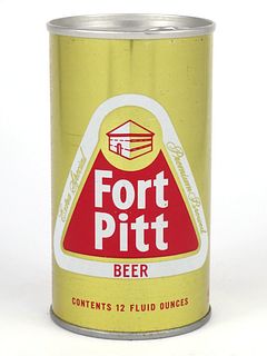 1968 Fort Pitt Beer 12oz Tab Top T65-32