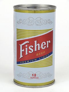 1966 Fisher Beer 12oz Flat Top 63-36