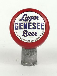 1940 Genesee Lager Beer  Ball Knob BTM-861