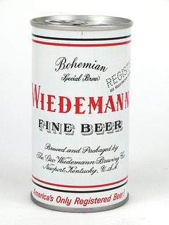 1967 Wiedemann Beer (Continental) 12oz Tab Top T134-29
