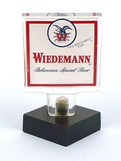 1966 Wiedemann Bohemian Special Beer  Acrylic Tap Handle 