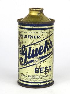 1946 Gluek's Beer 12oz Low Profile Cone Top 165-08