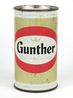 1959 Gunther Premium Dry Beer 12oz Flat Top 78-28