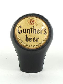 1943 Gunther's Beer  Ball Knob BTM-372