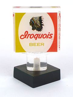 1961 Iroquois Beer  Acrylic Tap Handle 