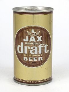 1970 Jax Genuine Draft Beer 12oz Tab Top T83-15