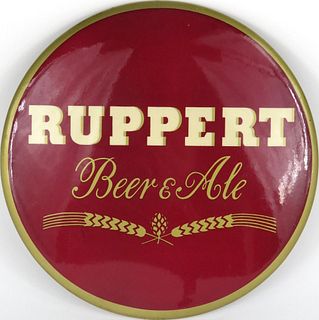 1940 Ruppert Beer & Ale  Button Sign 