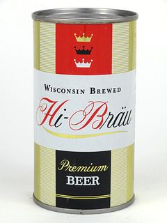 1960 Hi-Brau Premium Beer 12oz Flat Top 81-39