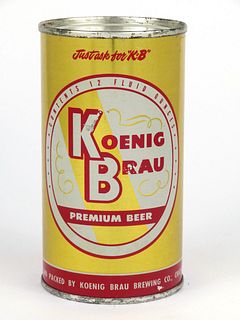 1960 Koenig Brau Beer 12oz Flat Top 88-31