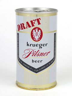 1968 Krueger Pilsner Draft Beer 12oz Tab Top T87-01