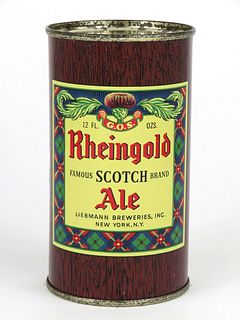 1950 Rheingold Scotch Ale 12oz Flat Top 123-26